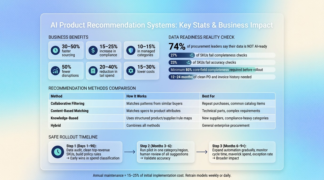 AI Procurement Recommendations: Key Stats & Business Impact