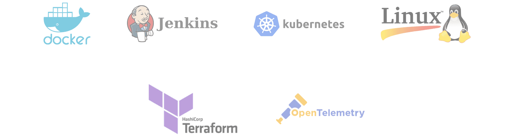A group of logos representing different tech tools.