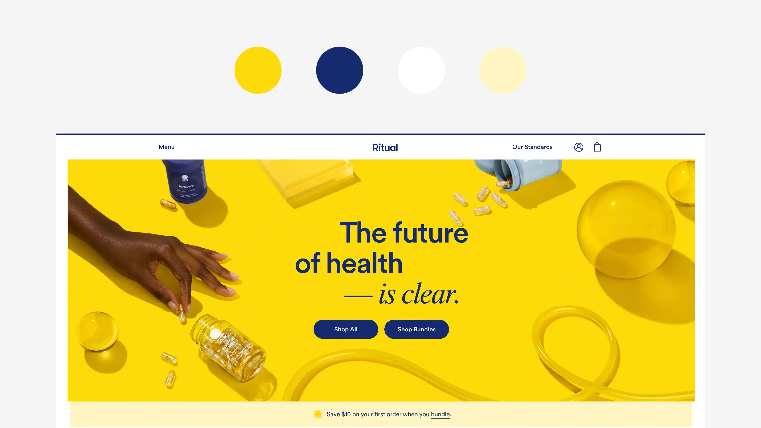 ritual website color scheme