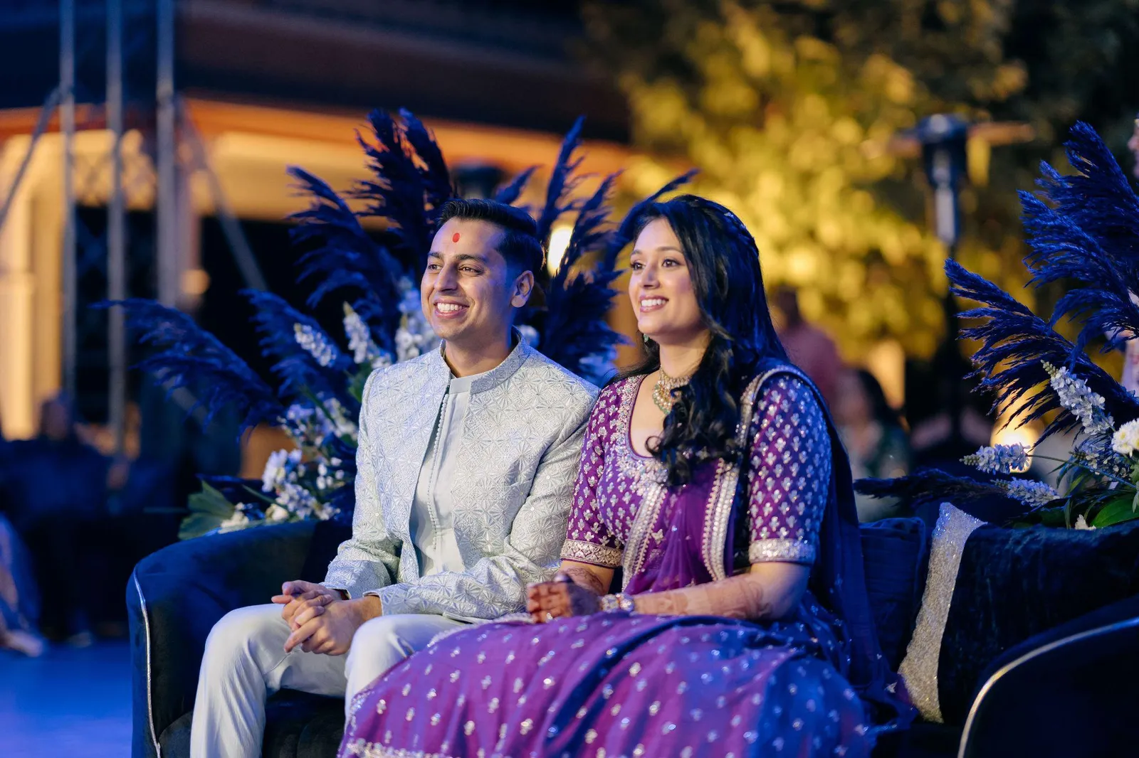 Sangeet stalls of oxidised jewellery — Aesha and Param wedding