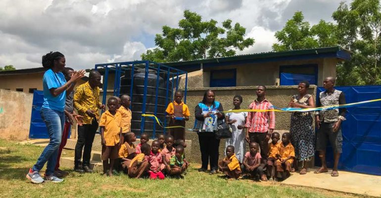 Rotary Club of Accra South builds toilets for 2 schools