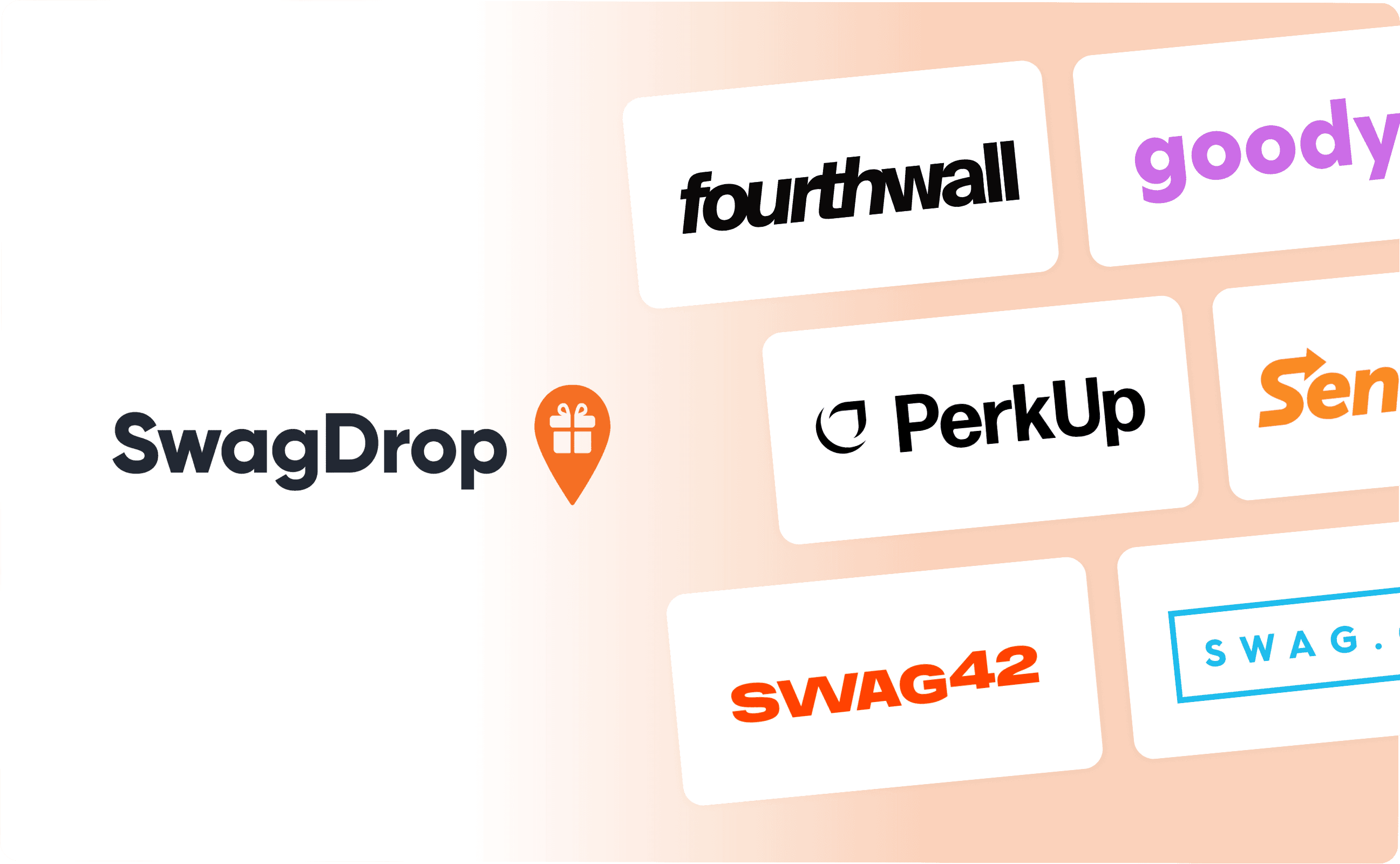 SwagDrop alternatives: Fourthwall, Goody, PerkUp, Sendoso, Swag42, and Swag.com.
