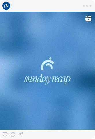 Social media post template