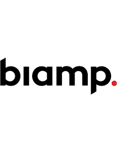 Biamp Logo - Black, Red and White