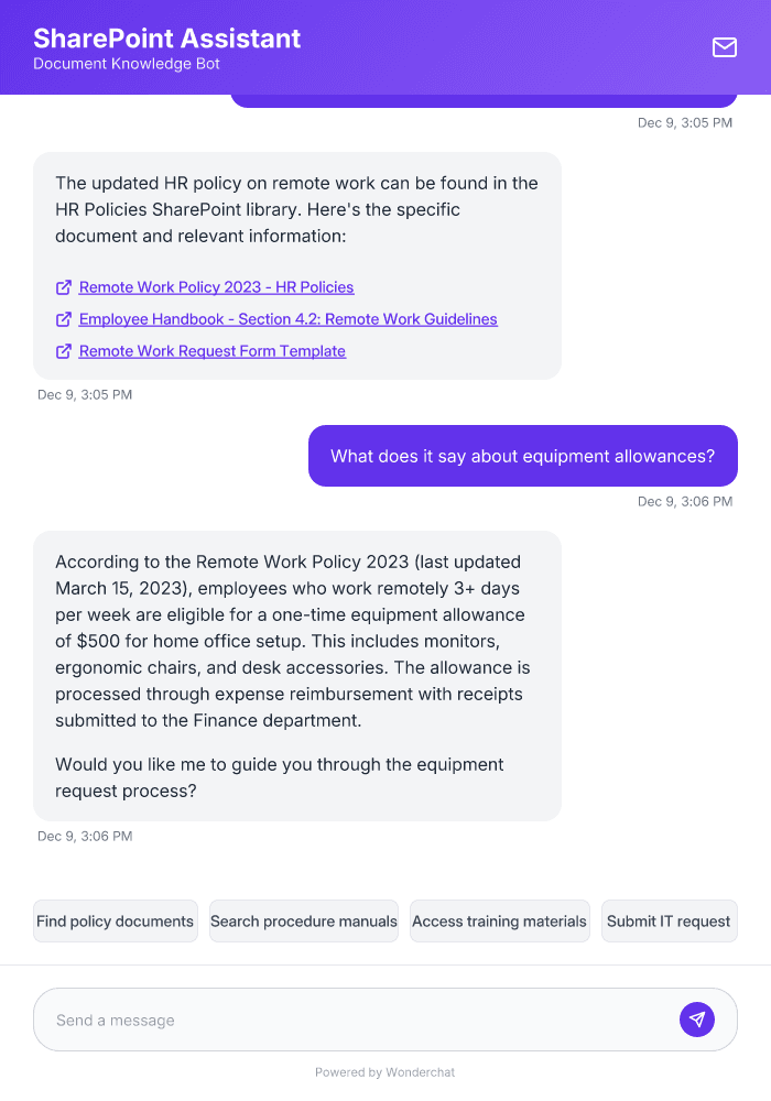 Build SharePoint Document AI Chatbot Without Code