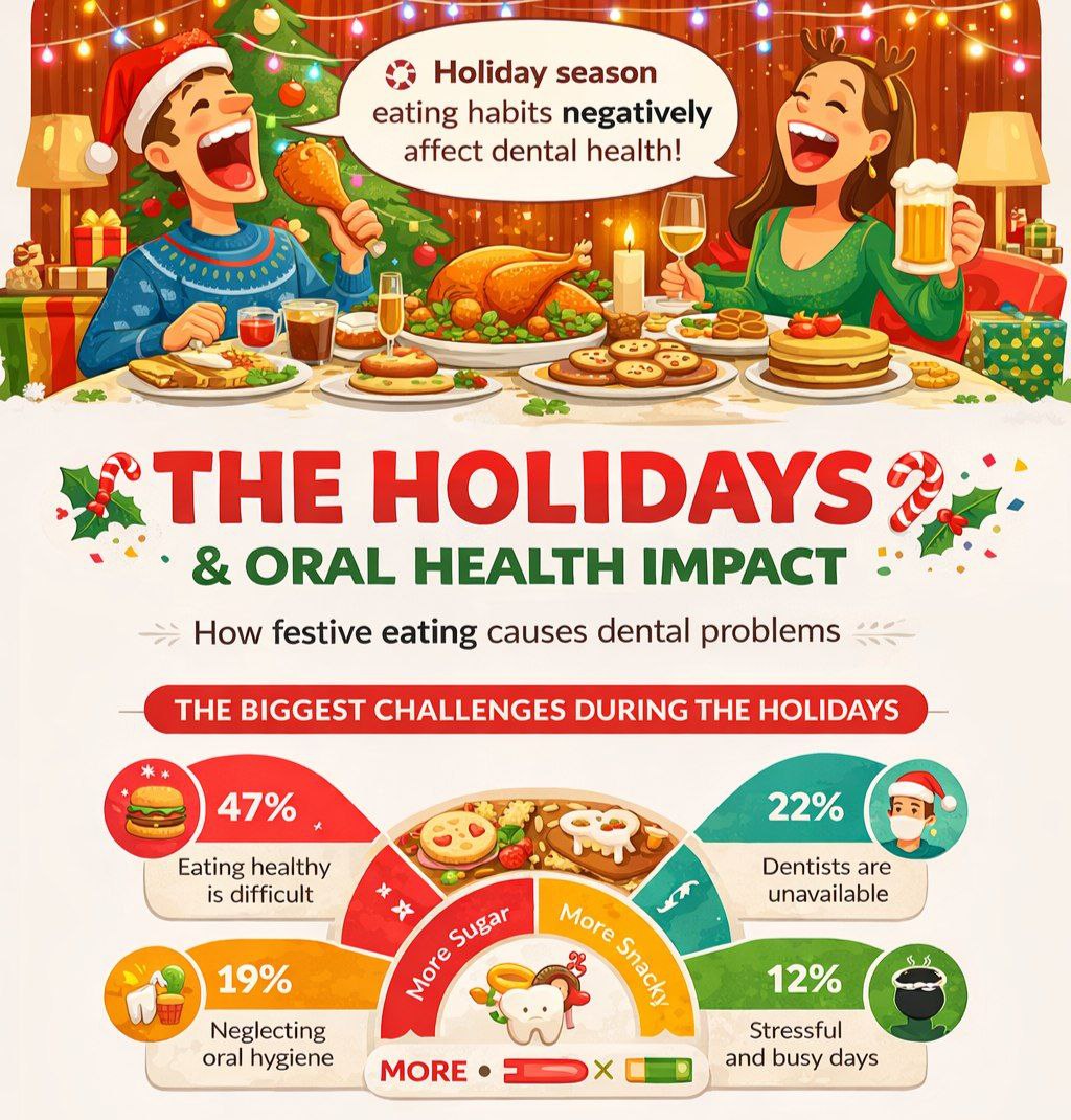 Impact of holidays on oral health