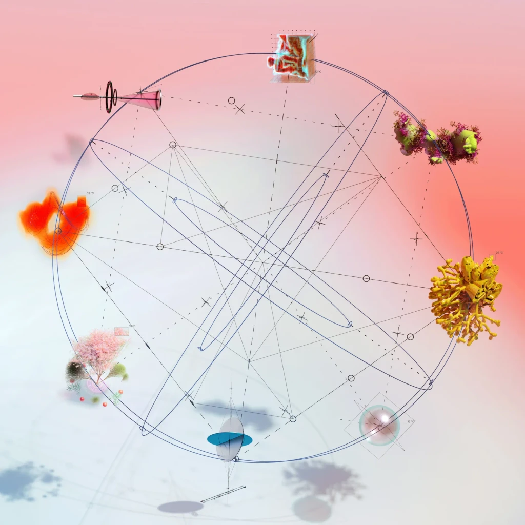 Kennzahlen-Analyse mit Taschenrechner und Diagrammen am Schreibtisch