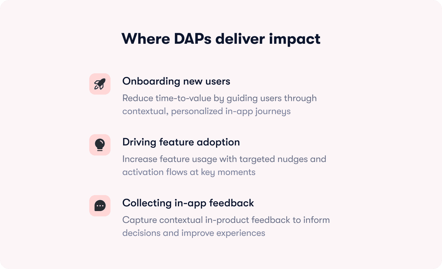 DAPs and impact on business