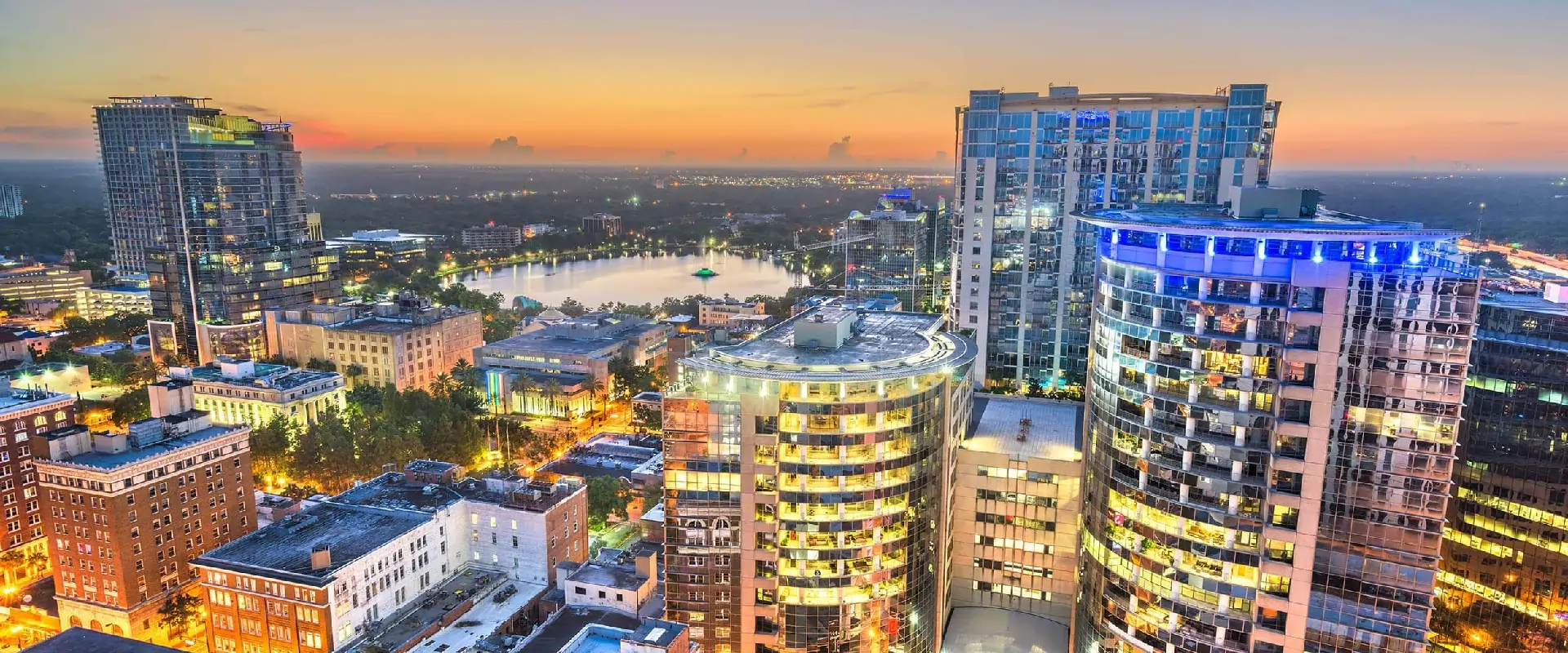 Orlando Skyline Drone Photography