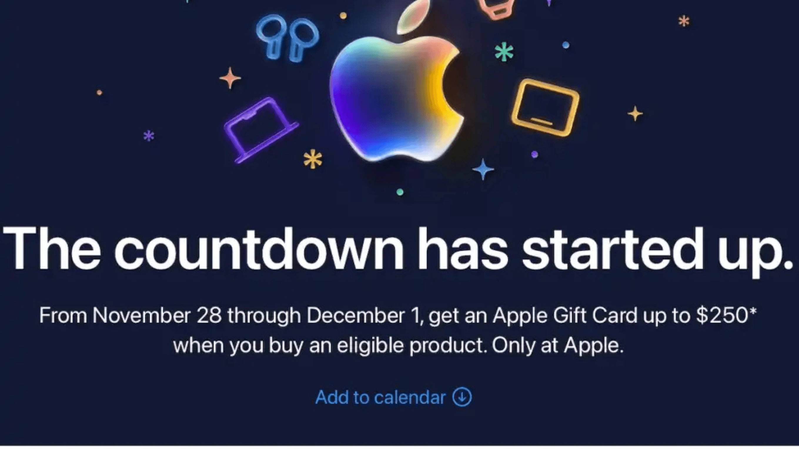 Apple black friday deal