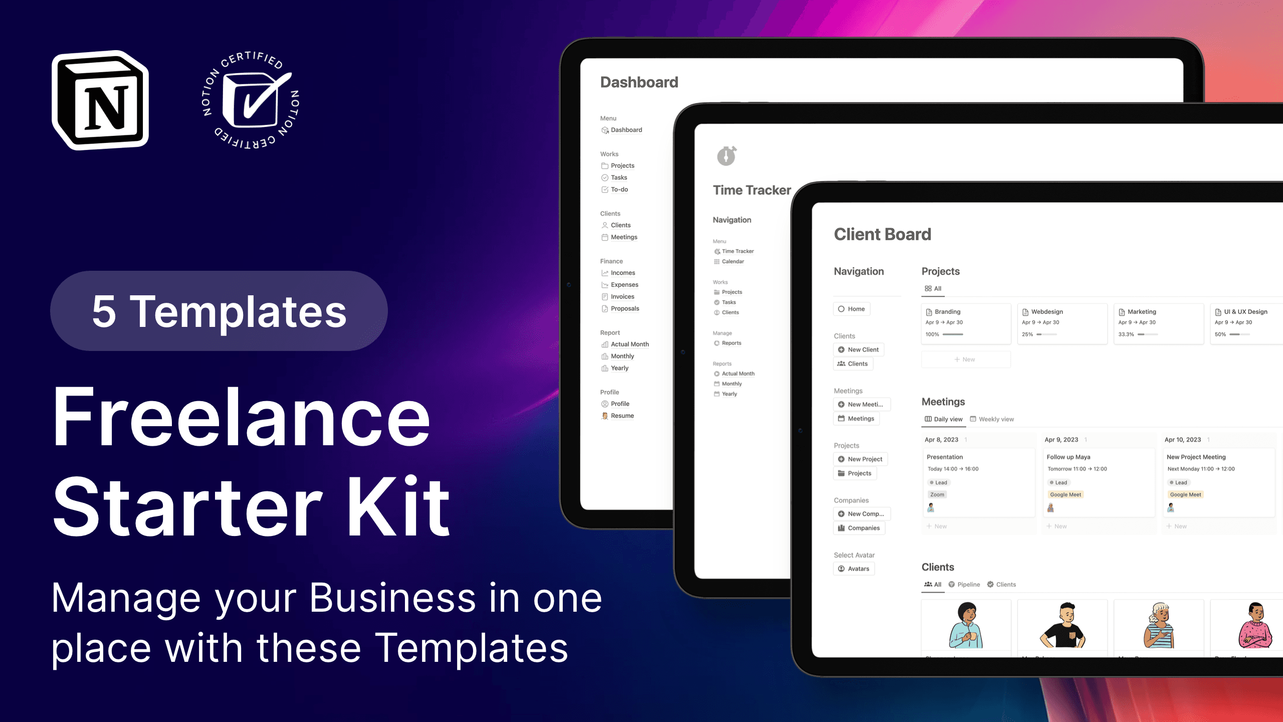 Notion Freelance Starter Kit