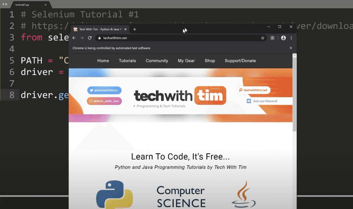 Best web automation tools - Selenium
