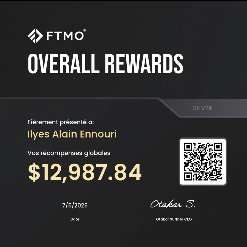 Preuve de payout FTMO d'un membre LST