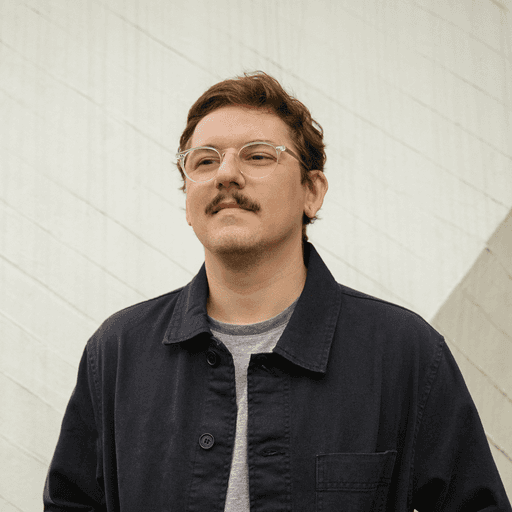 Portrait of János Spindler, co-founder of Dokument