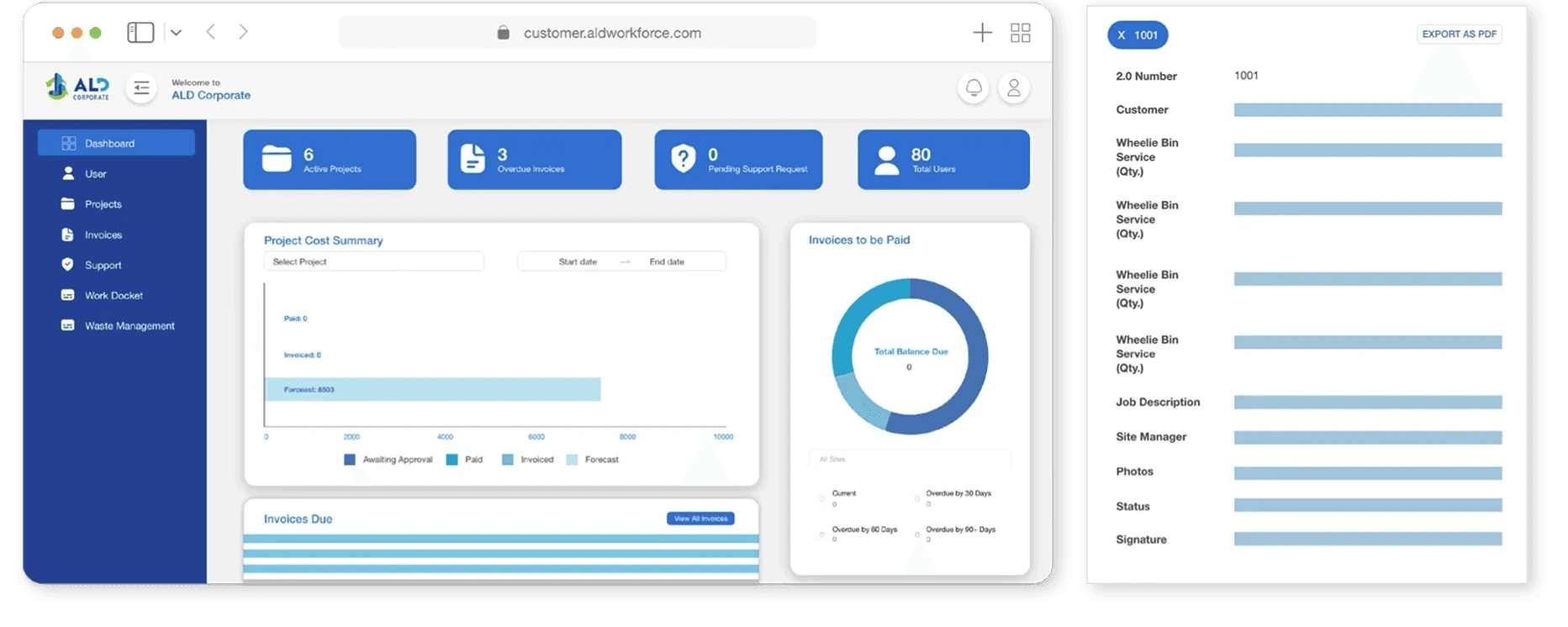 Pink tulip or flower bud on a thin green stem