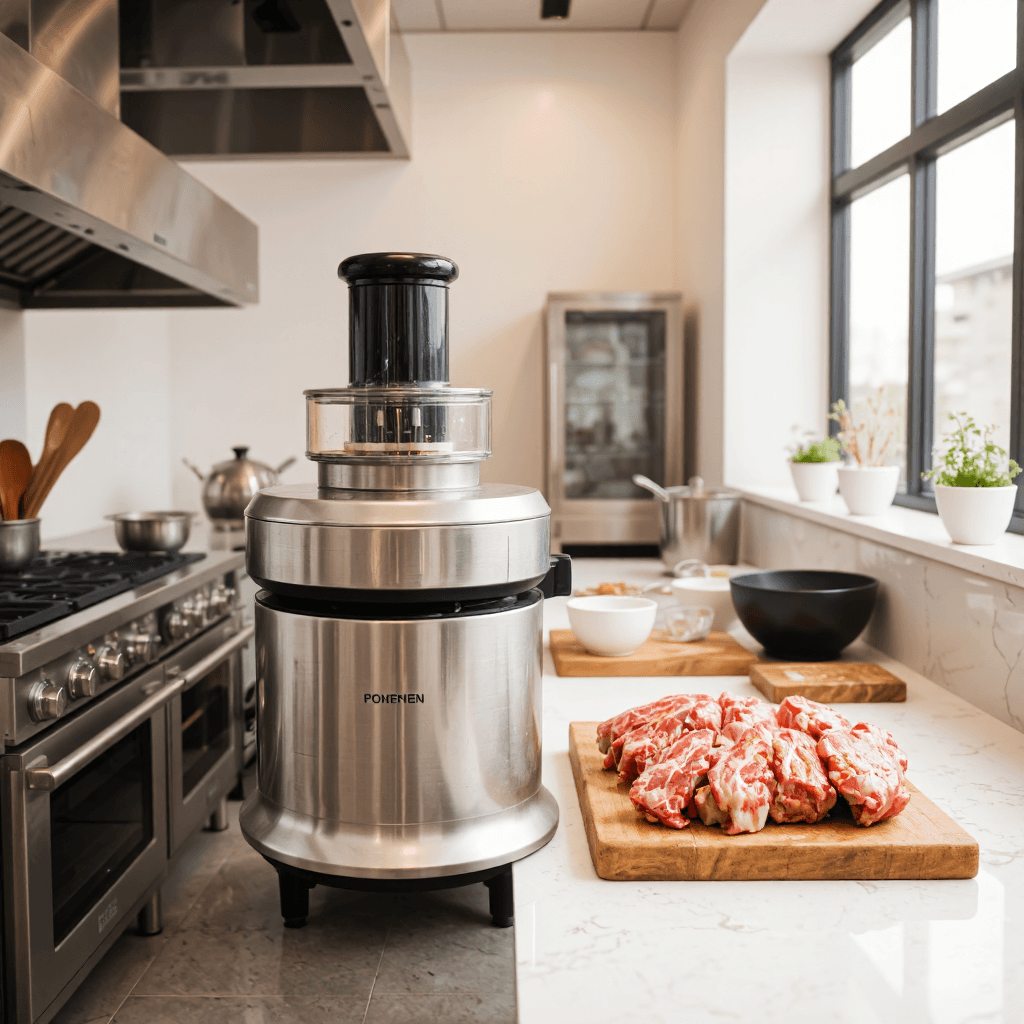 product photography of food processing machine