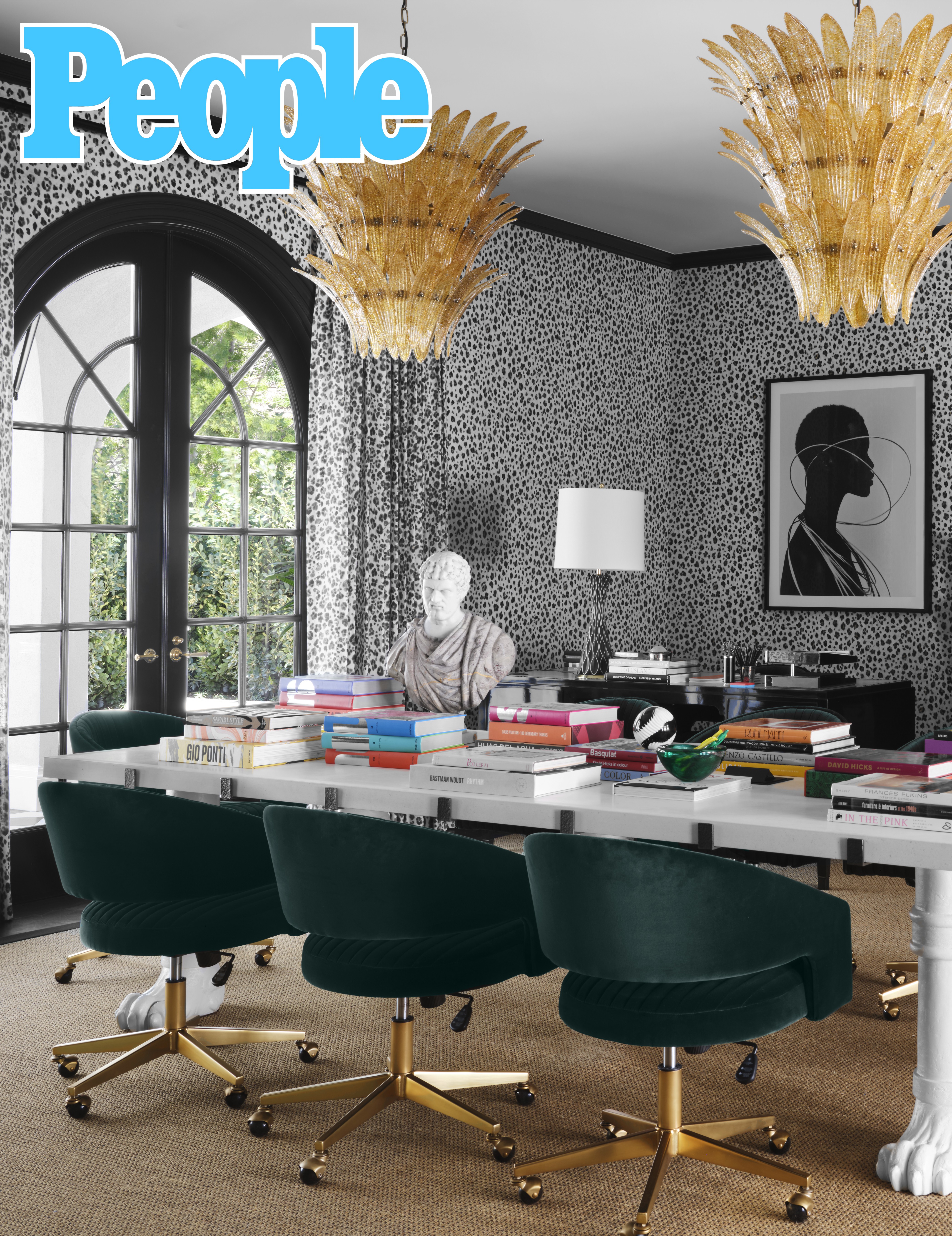 Unique home office of RuPaul featured in people magazine