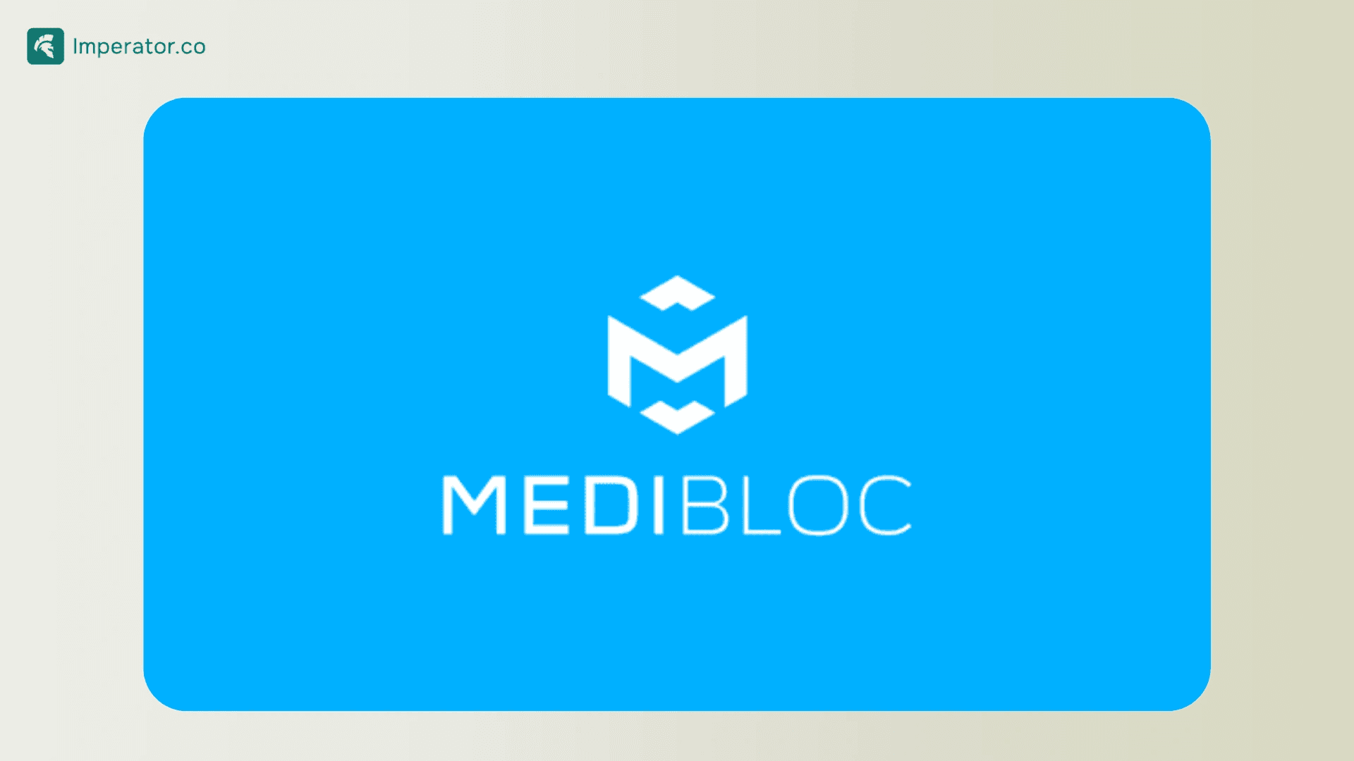 what is medibloc blockchain