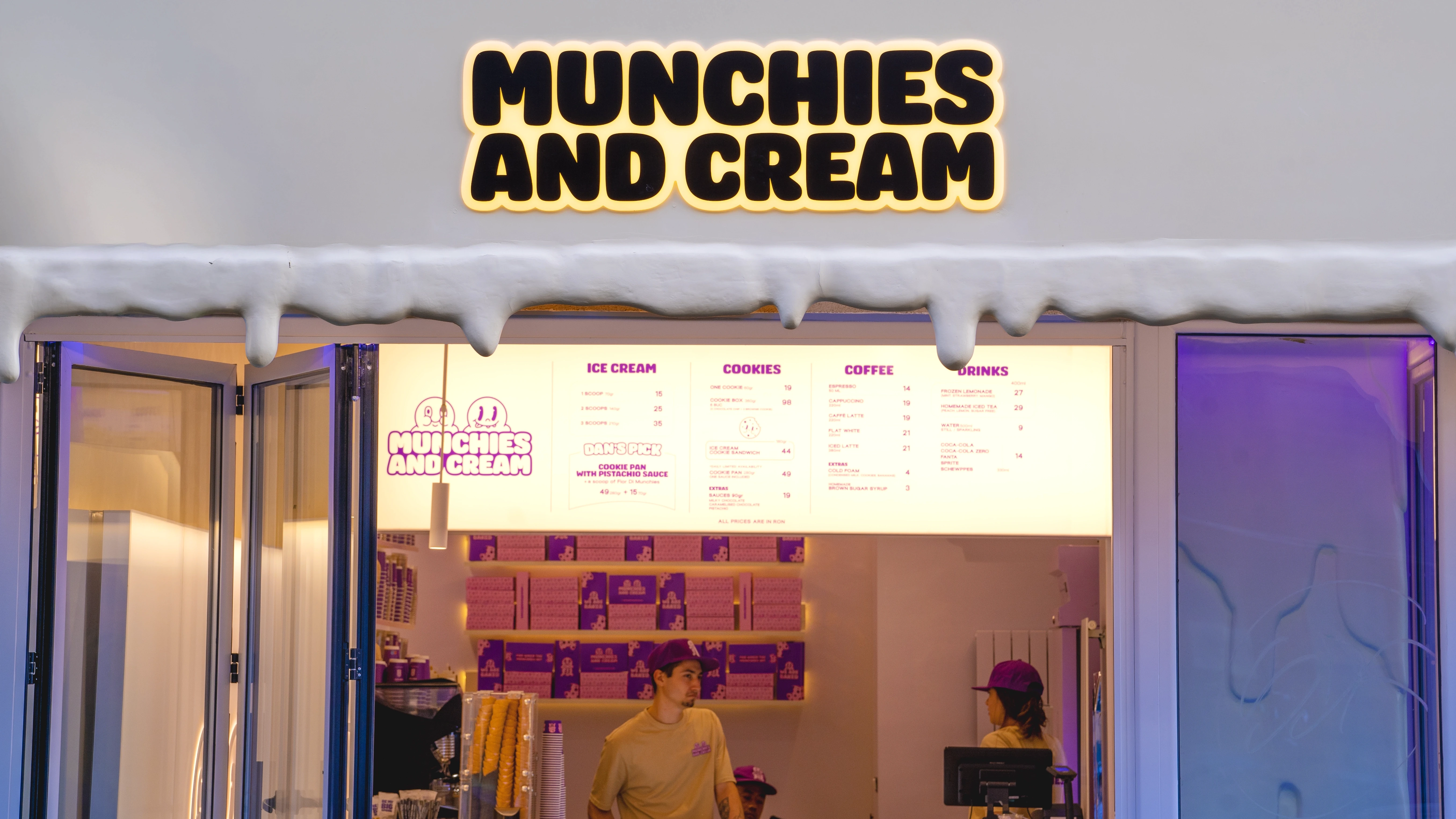 Munchies and Cream calea Victoriei