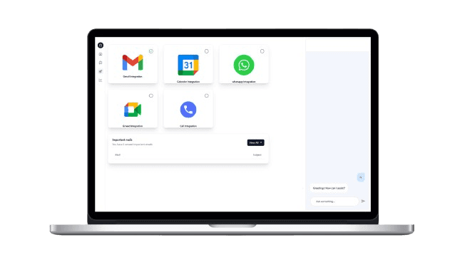 Screenshot of Notion template