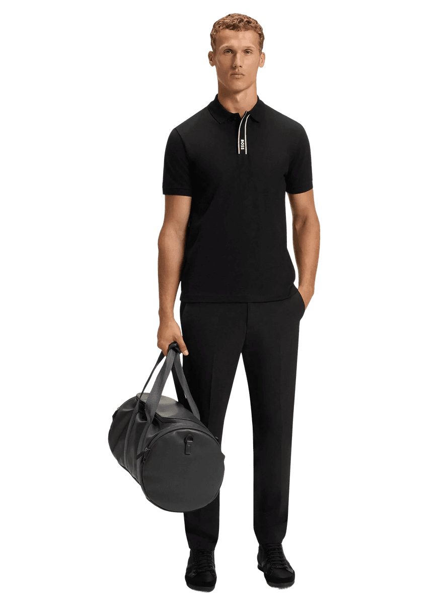 Paddy polo shirt with logo placket