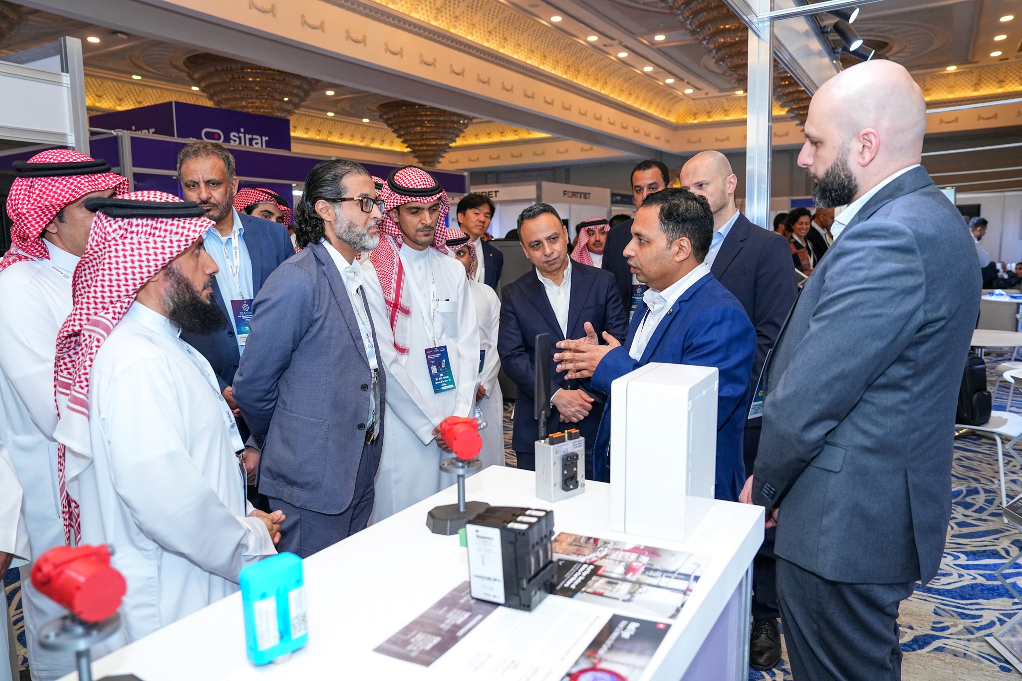 Male Professional talking using Microphone