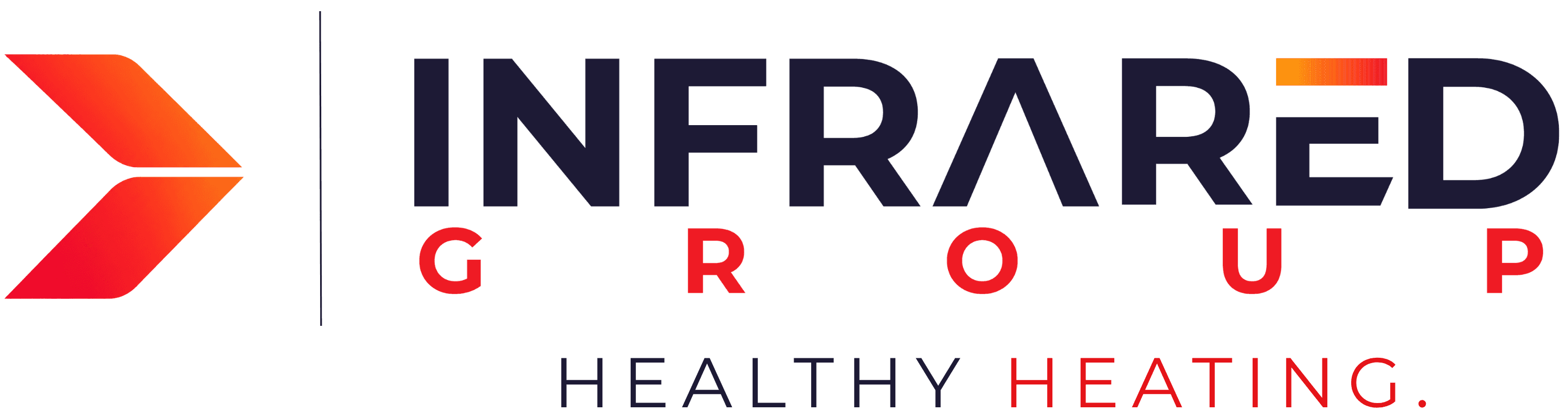 Infrared Group's Orange and blue logo with a link to the homepage of Infrared Group's website.