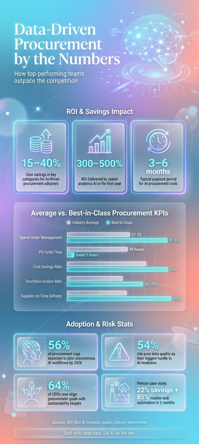 Data-Driven Procurement: Key Stats & Benchmarks