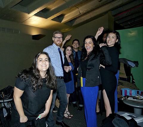 group photo of young people having fun