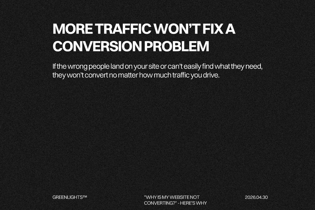 Why do I have no conversions