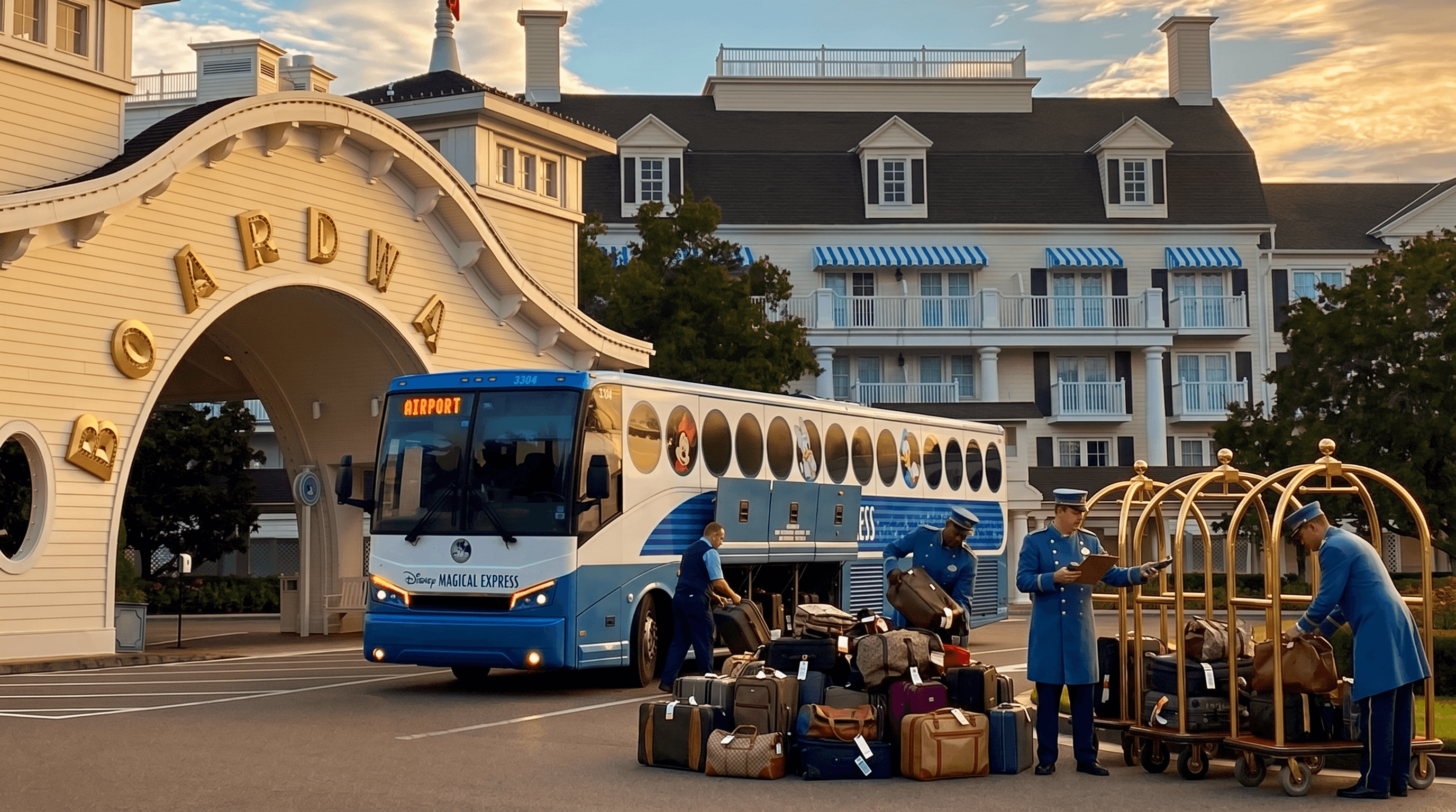 Resort Group Arrival