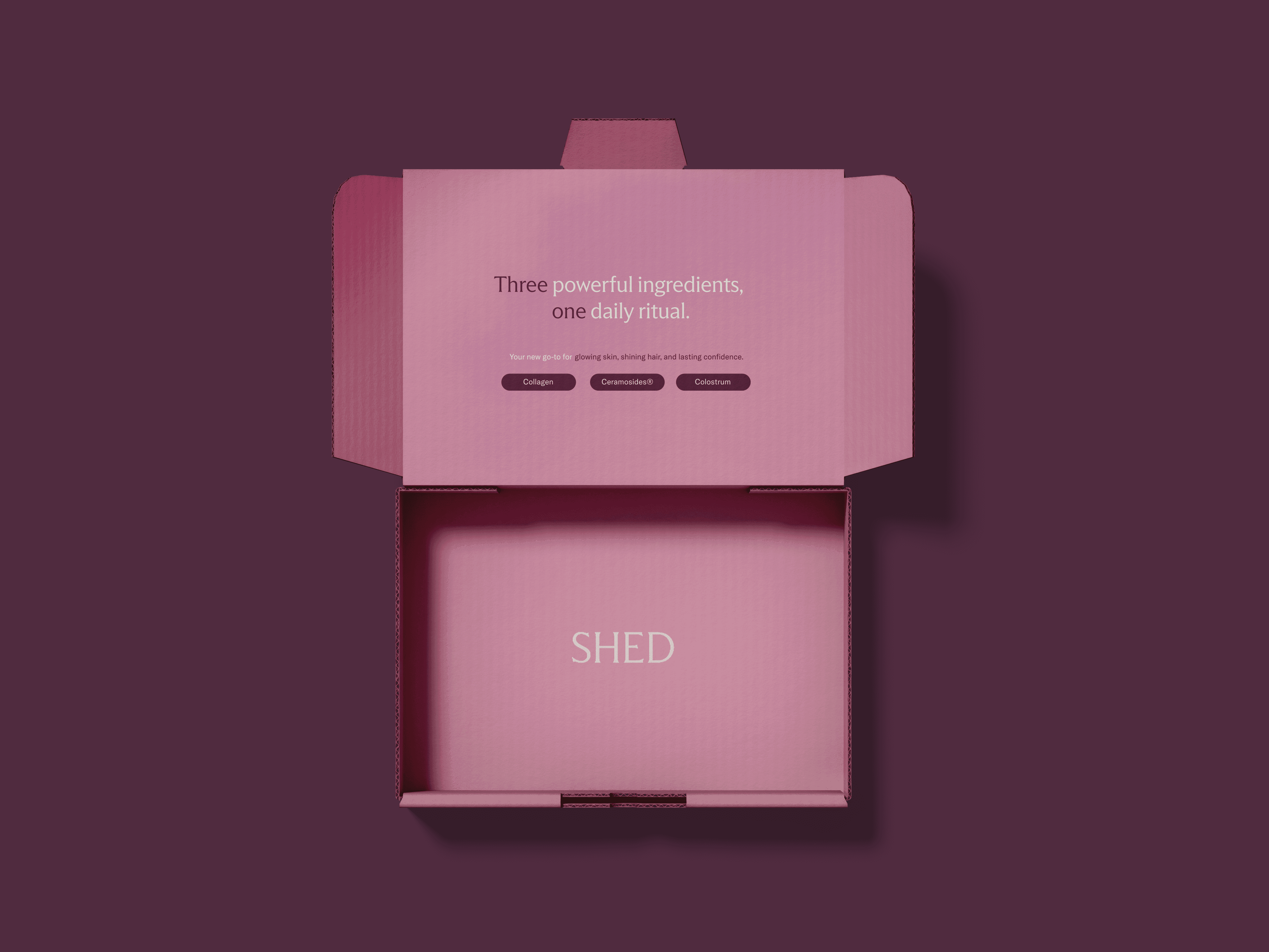 Triple Beauty Blend shipping box