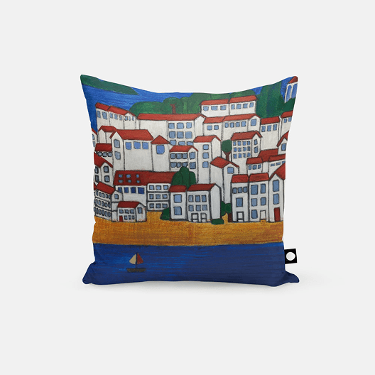 이유정_스페인 마을2 쿠션 커버