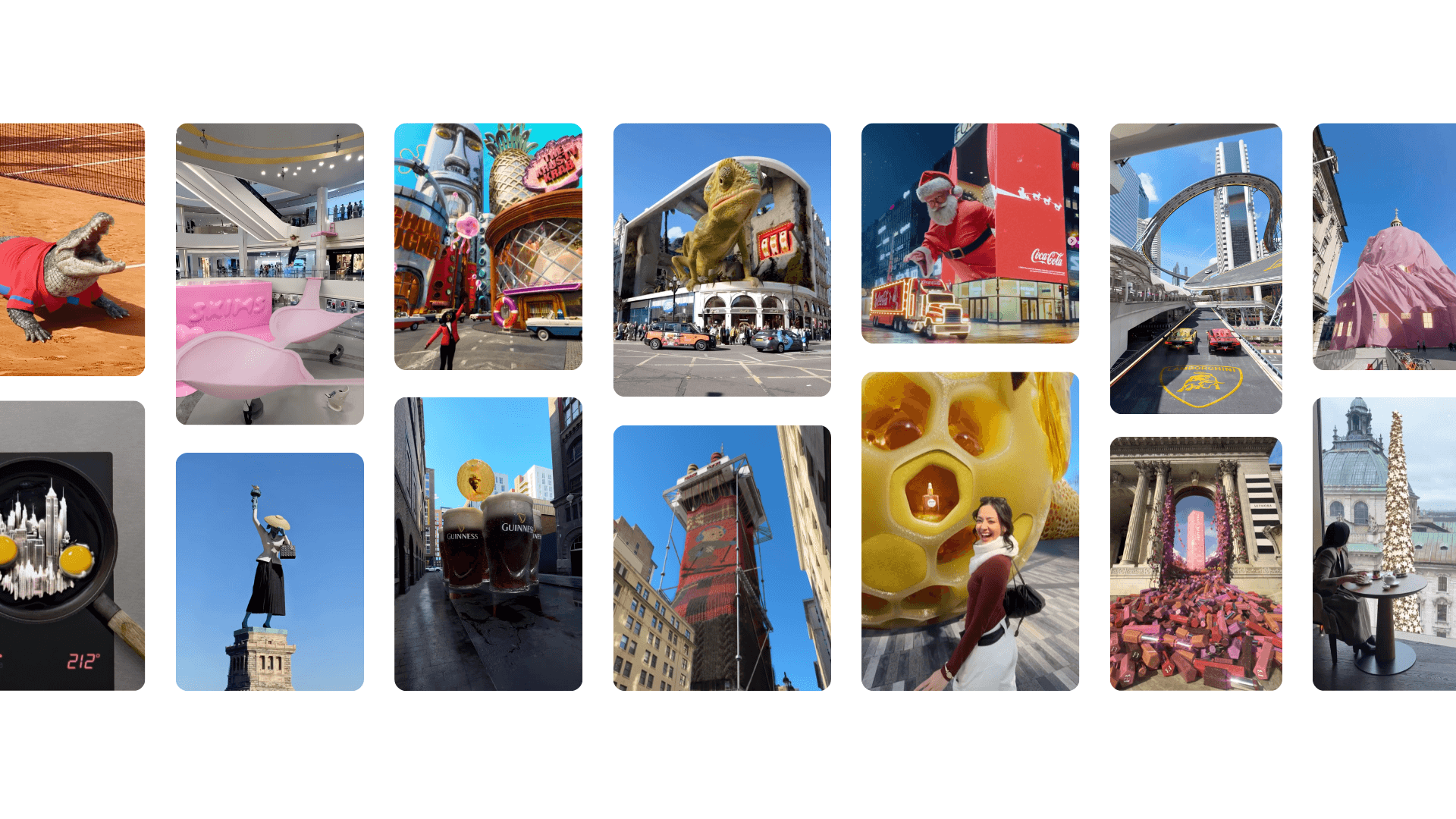 Lady Gaga playing piano