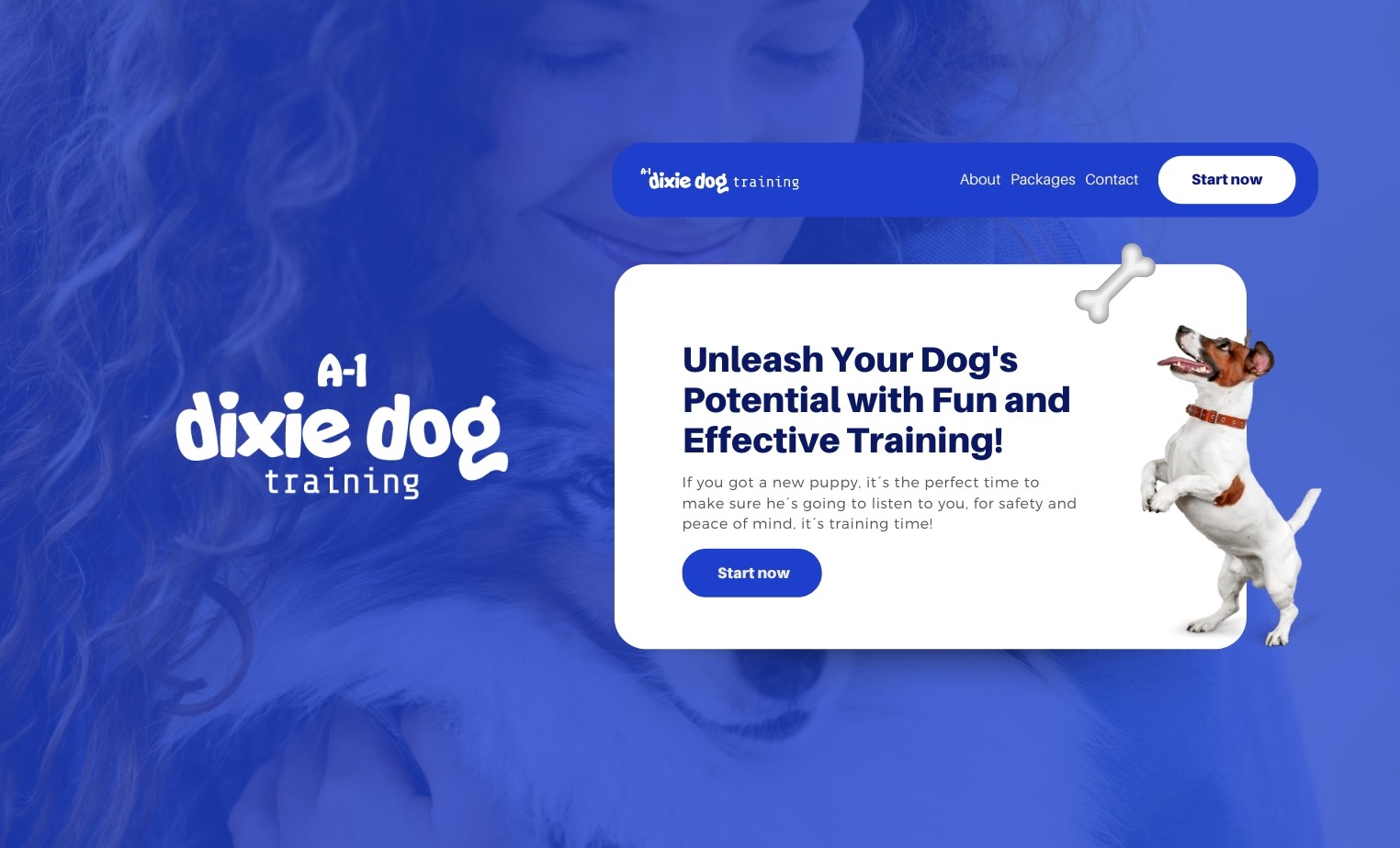 dixie dog brand and web design