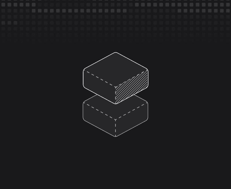 Monochrome logo for Cube, showcasing a simple and modern cube graphic.