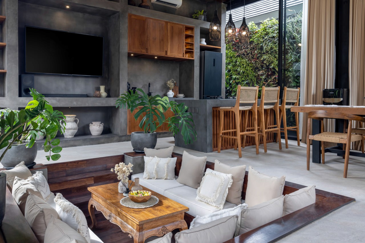 2-bedroom tropical villa in Padonan, Canggu with sunset views