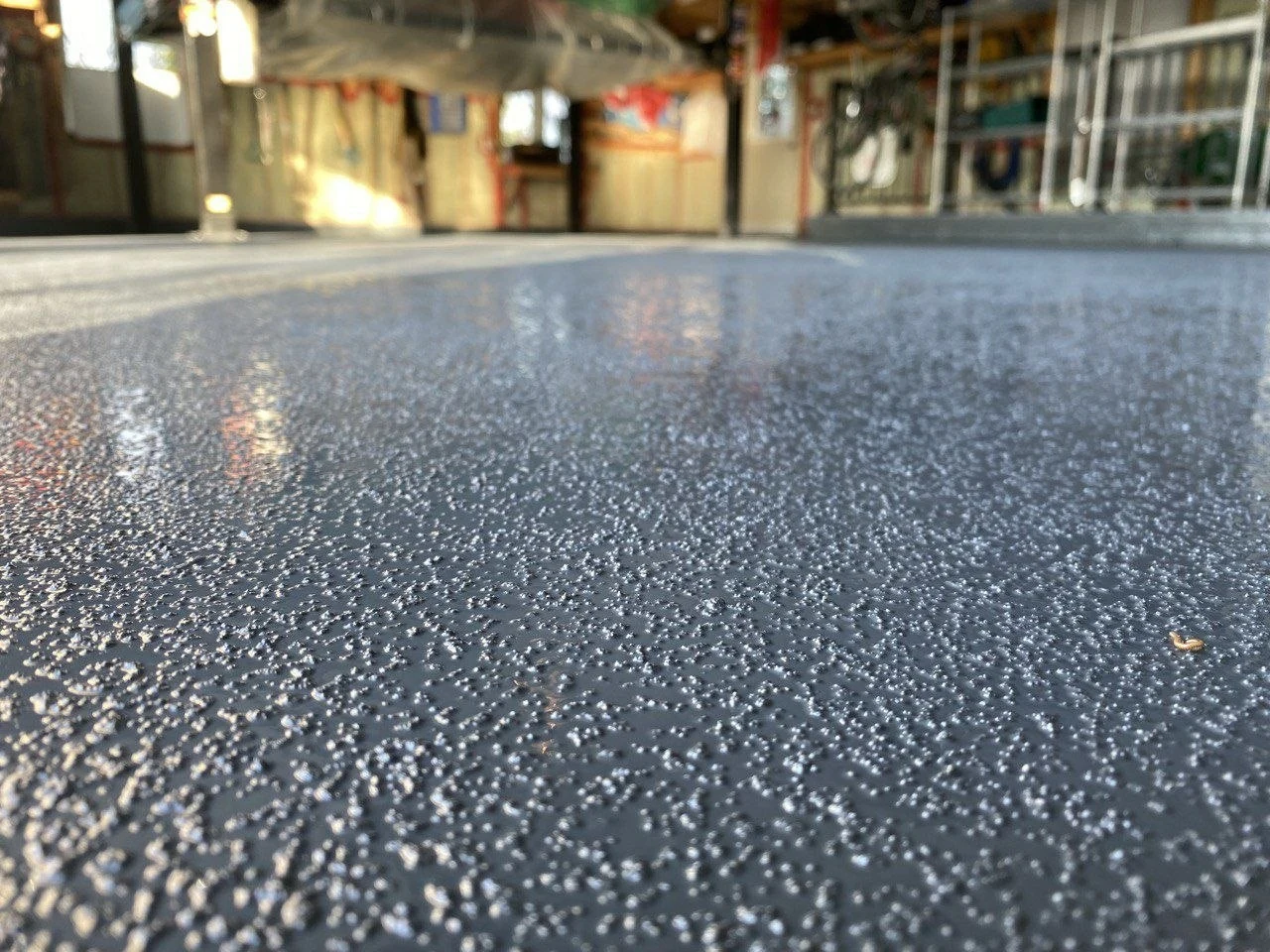 BFS flake flooring systems project