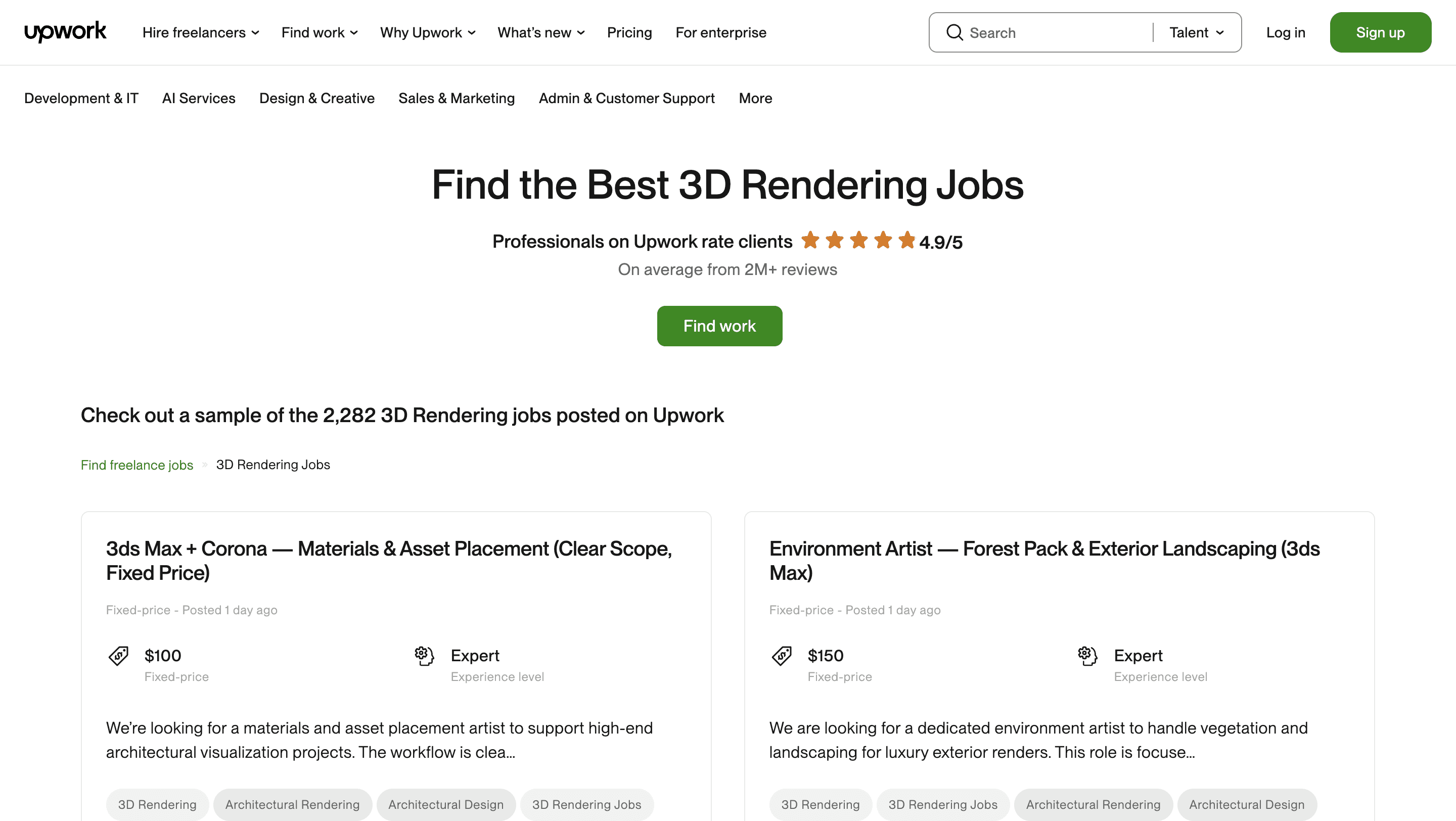 Upwork Website