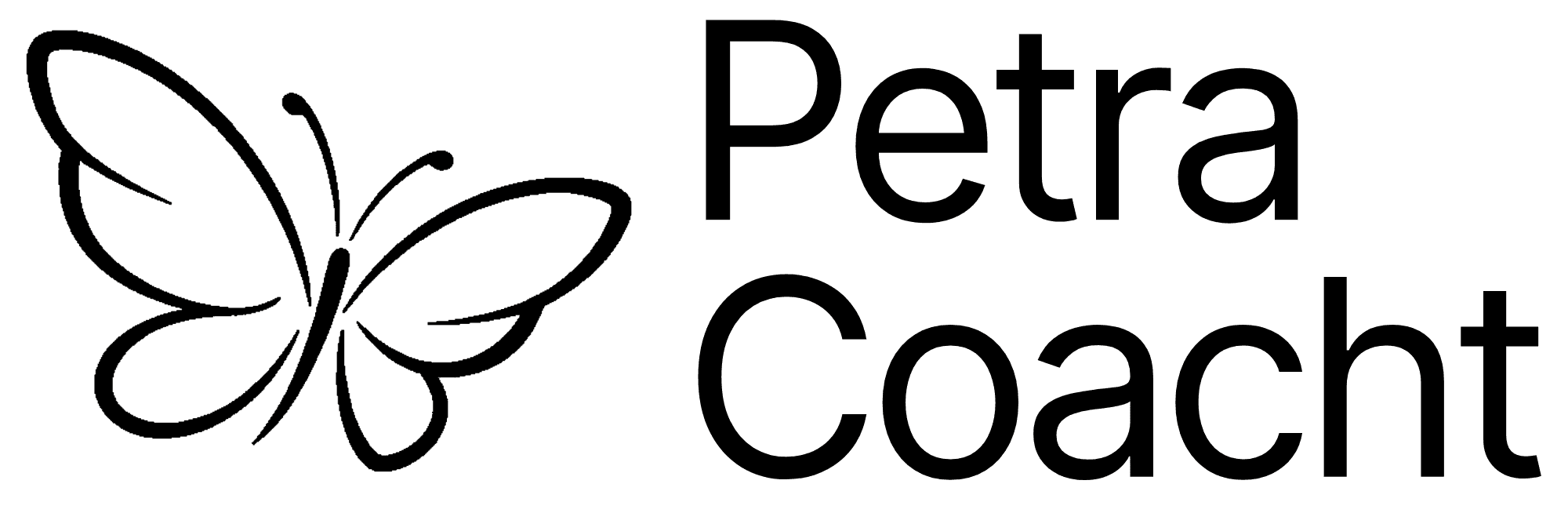 logo petra coacht zwart
