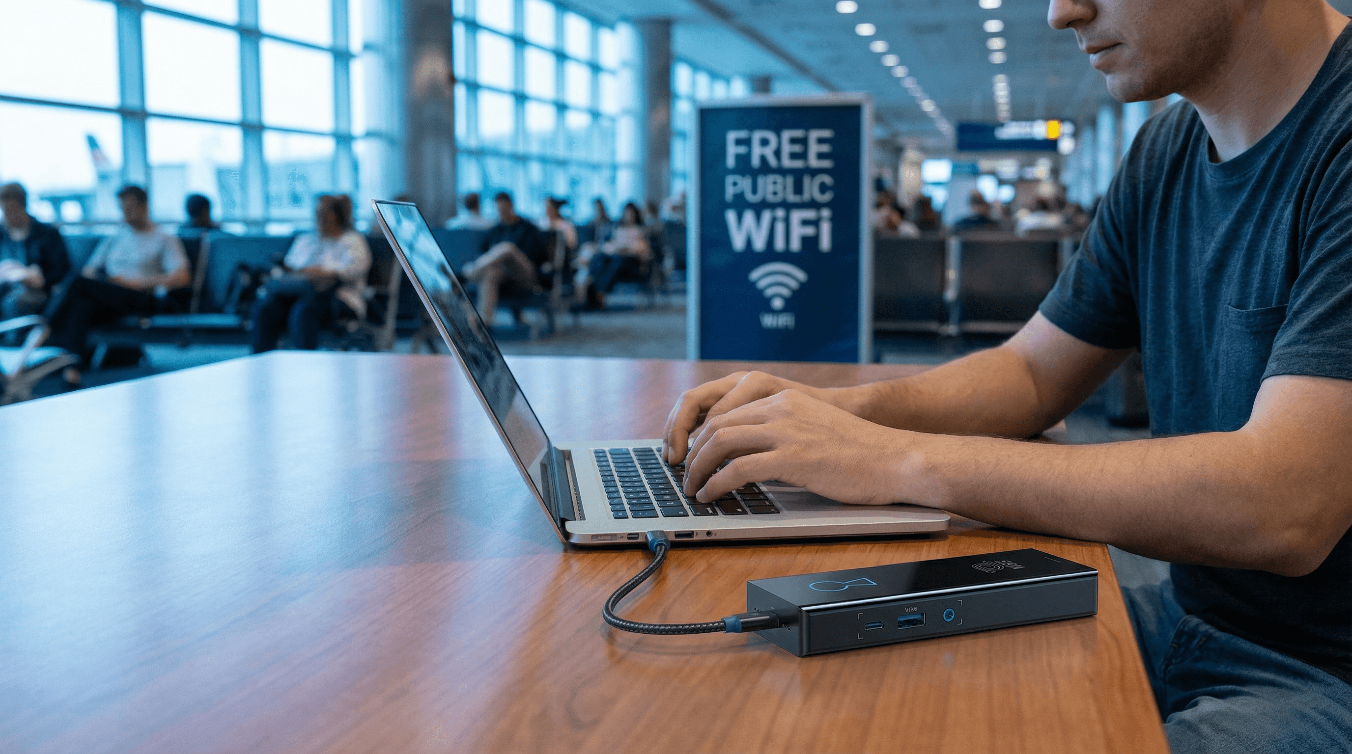 VISSBOX - VISS Protects against attacks on untrusted networks e.g. public wifi at the airport or train station