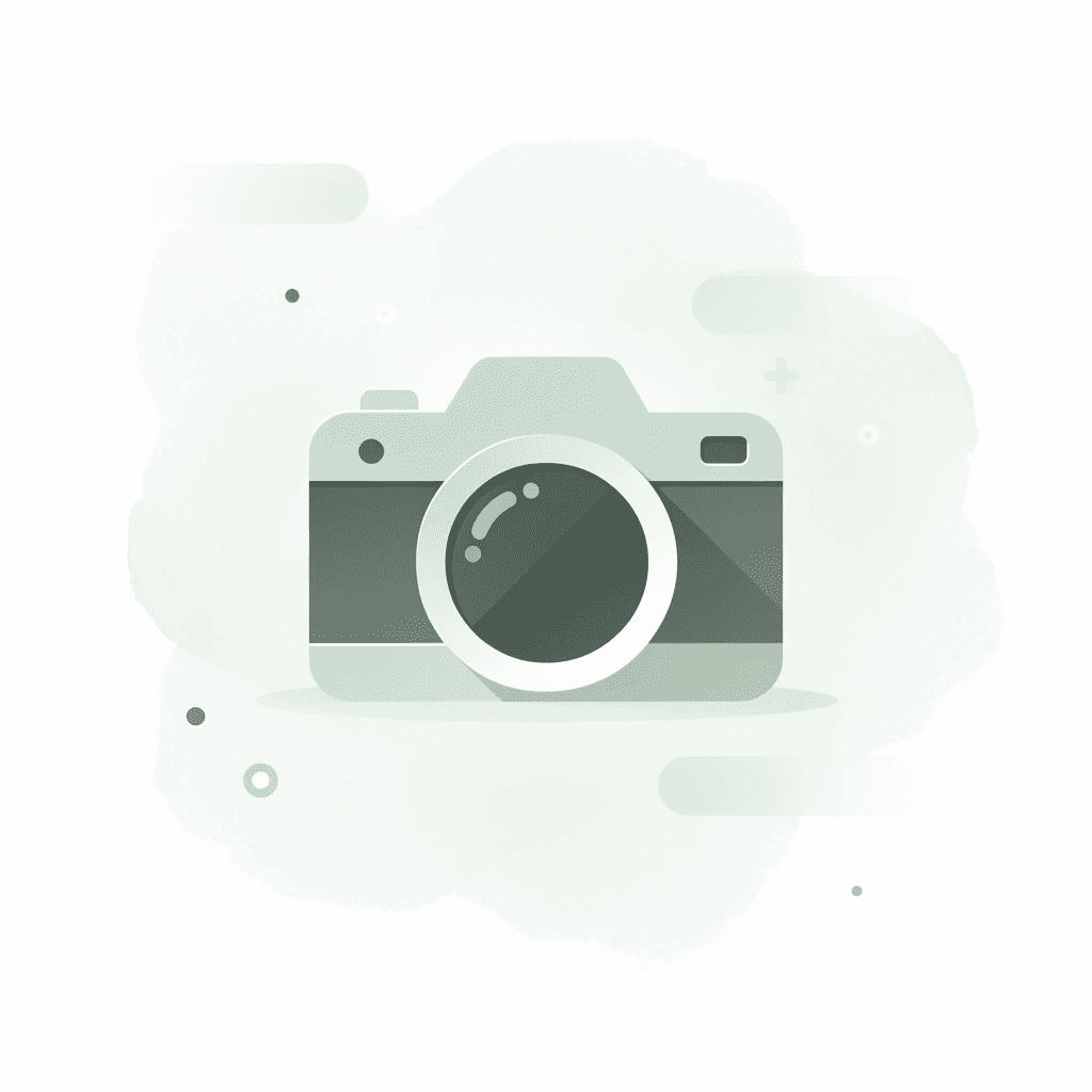 Camera icon representing product photography in ecommerce