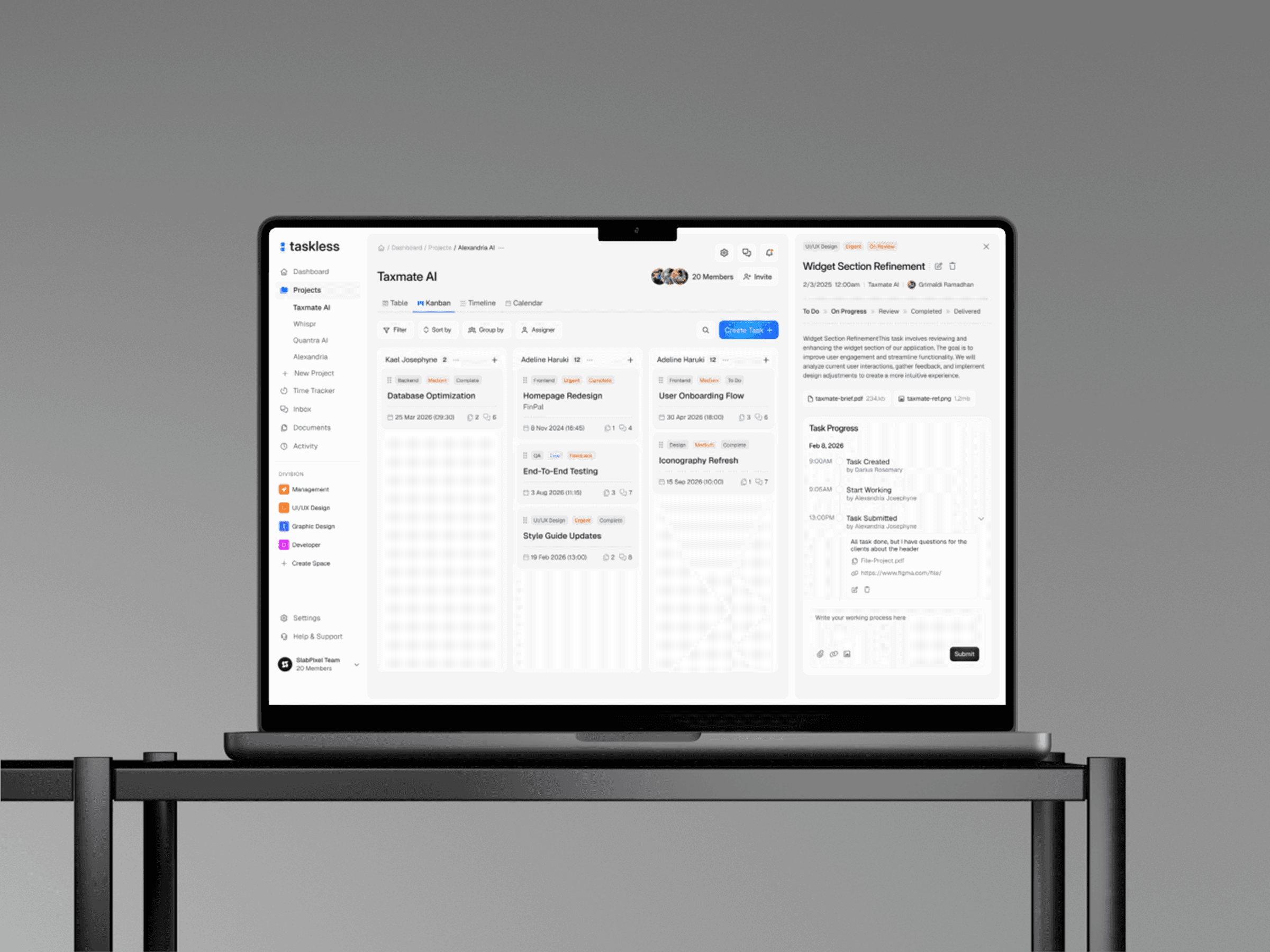 管理系统 UI 设计
