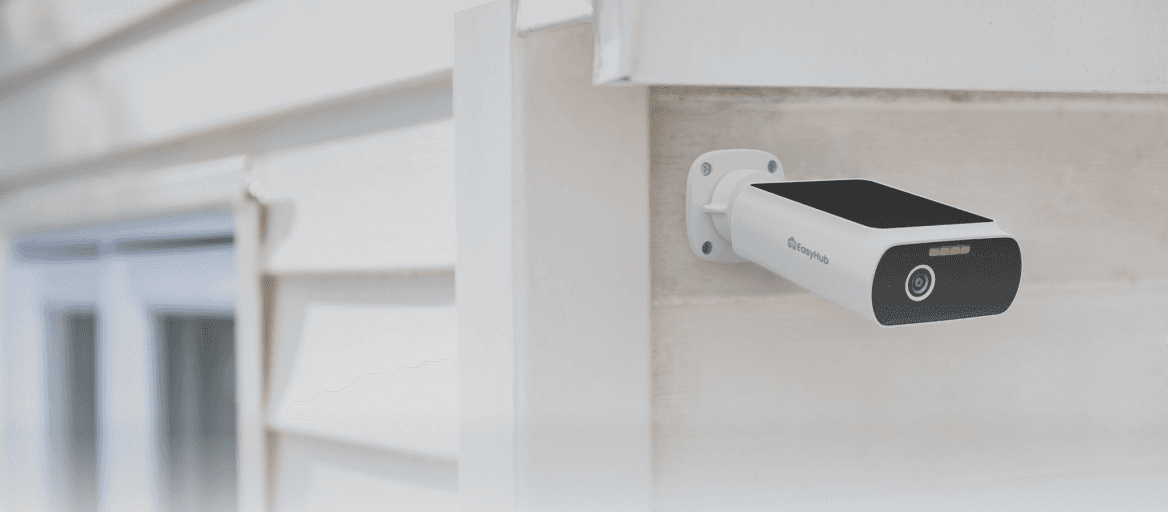 Installed solar camera