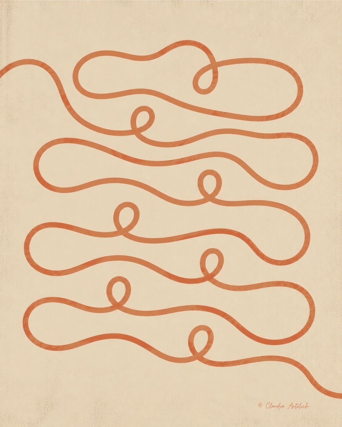 Abstract line artwork representing patterns, clarity, and connection