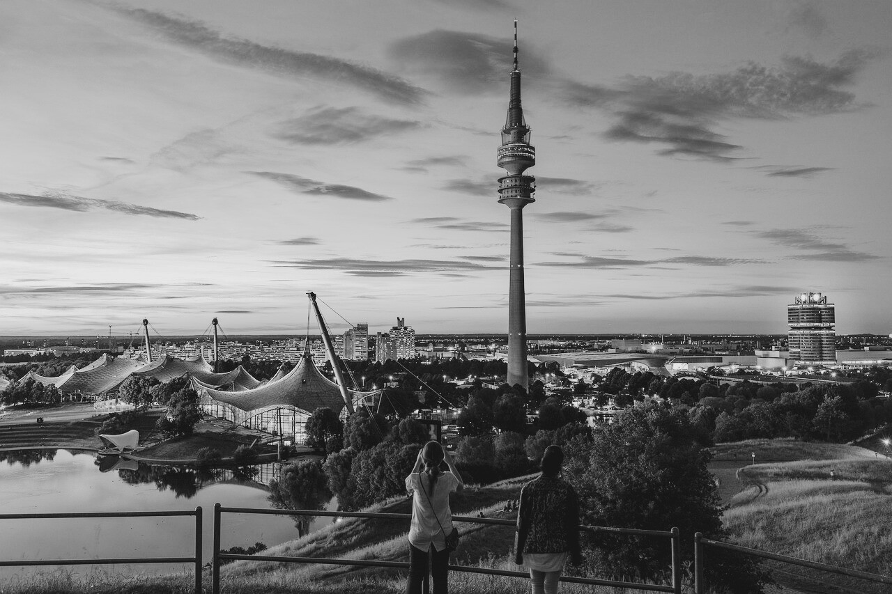 München Blick Olympiapark