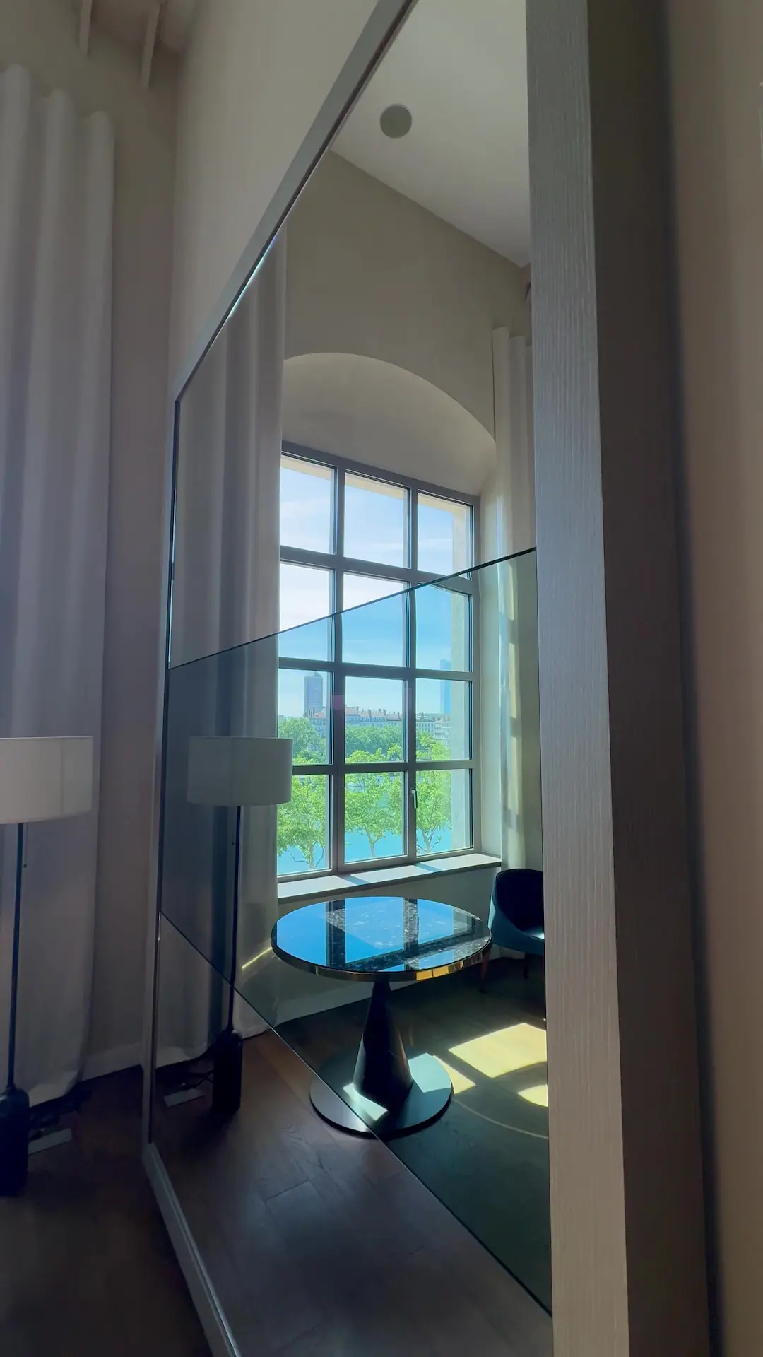 Vitres de plafond propres
