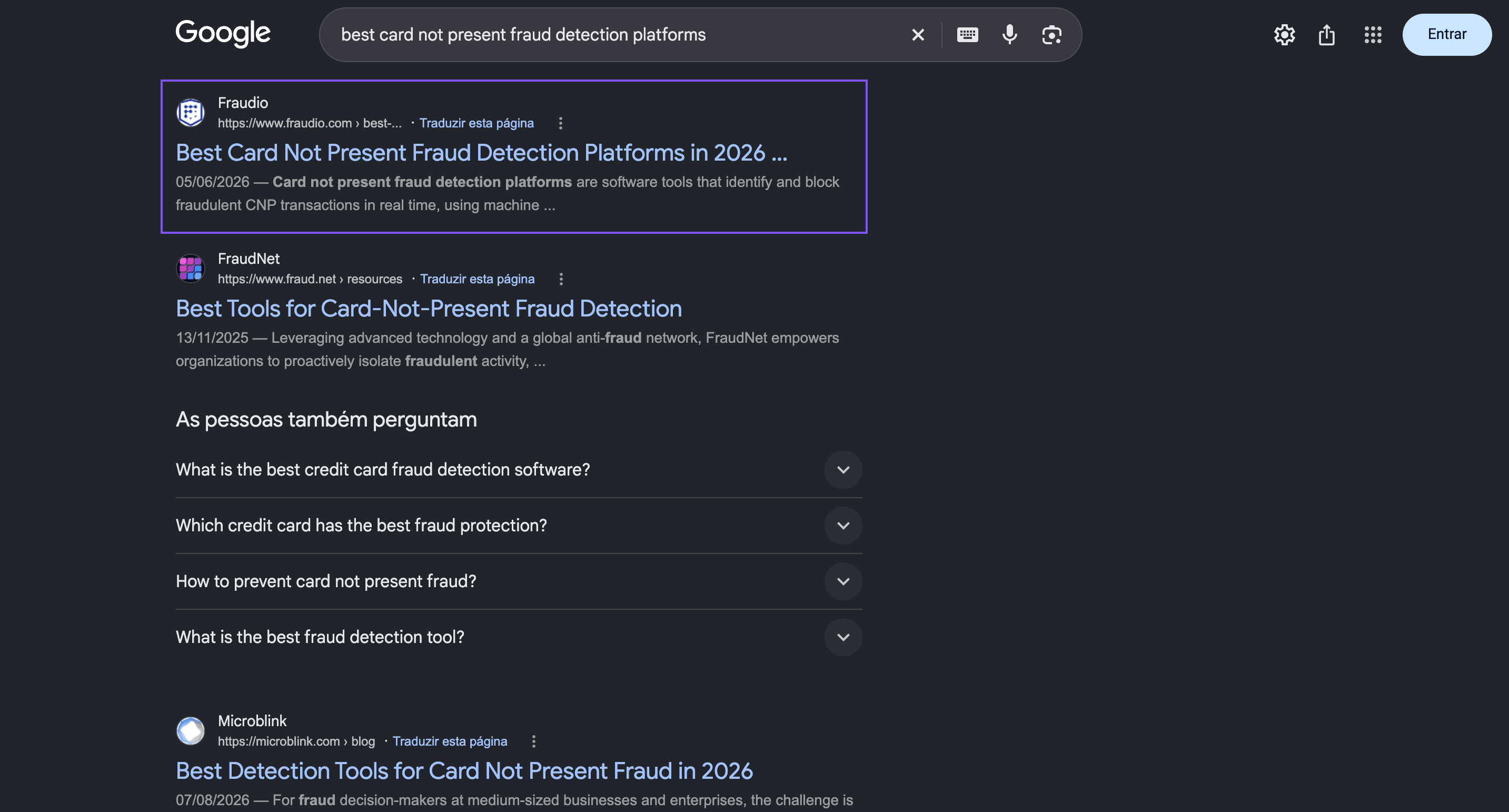 Fraudio case study results