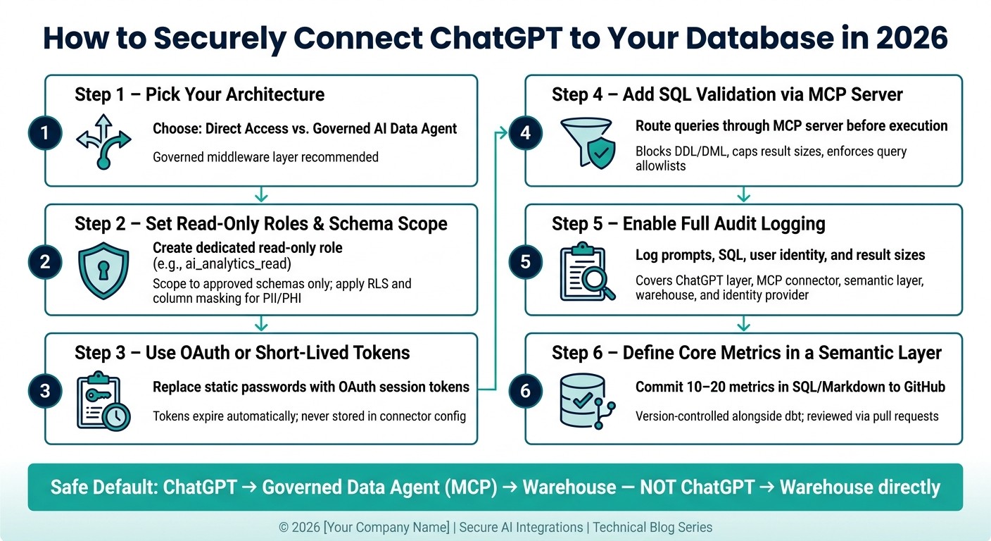 How to Securely Connect ChatGPT to Your Database in 2026