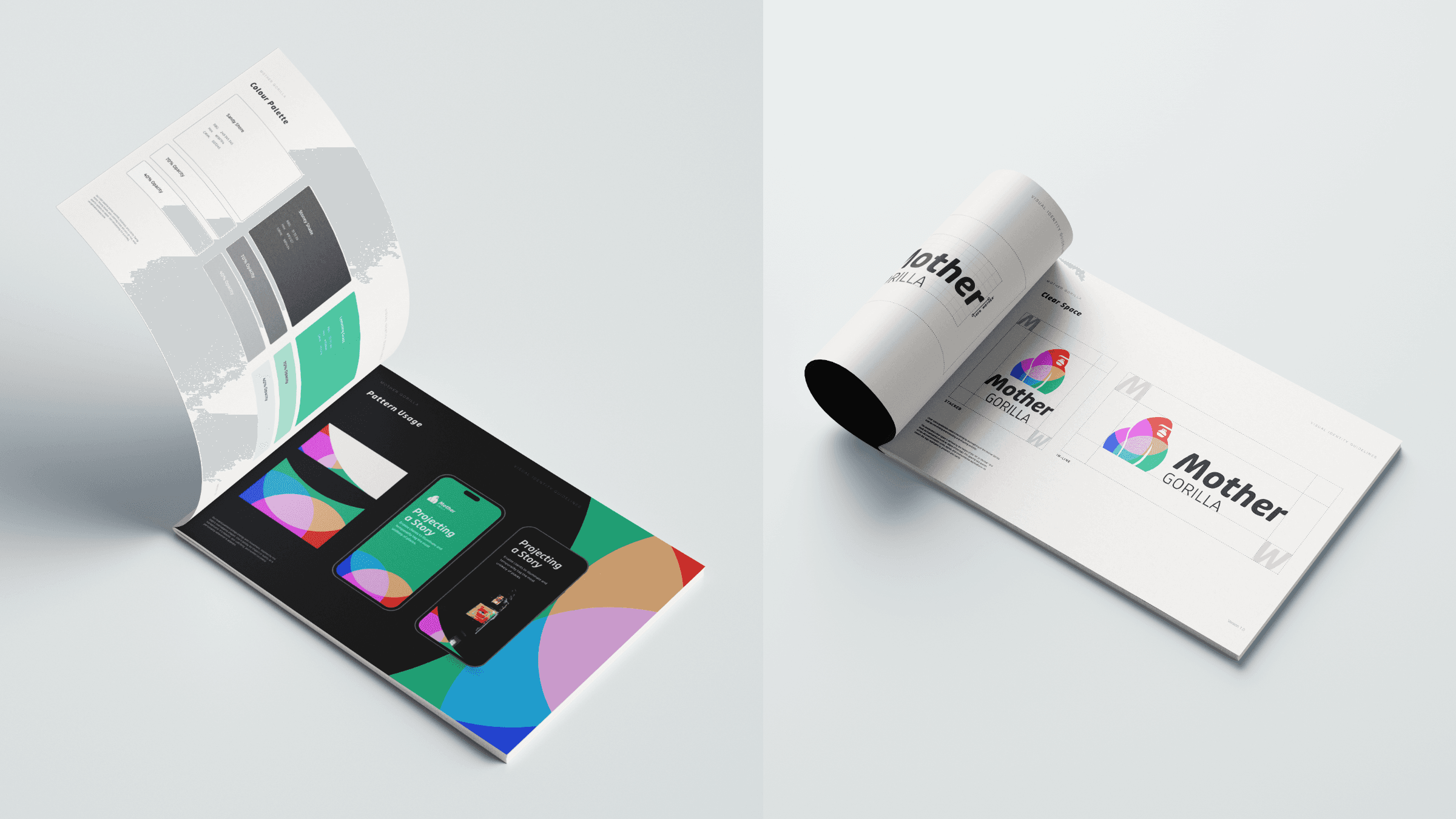 concept presentation of brand guidelines